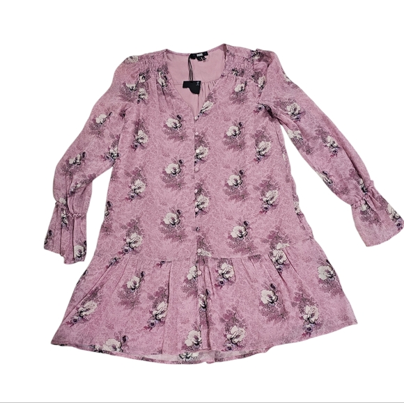 Paige Carmela Dress - Sunrise Pink Multi NWT size XS - Picture 3 of 9